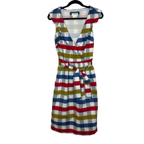 Anthropologie Maeve Cricket Club Plaid Dress‎ Size 6 - Picture 1 of 6